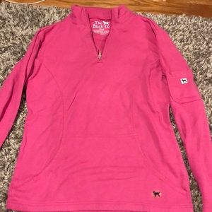 Pink Black dog hoddie